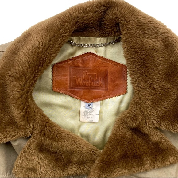 Vintage Woolrich Sherpa-Lined Trench Coat - Picture 4 of 5